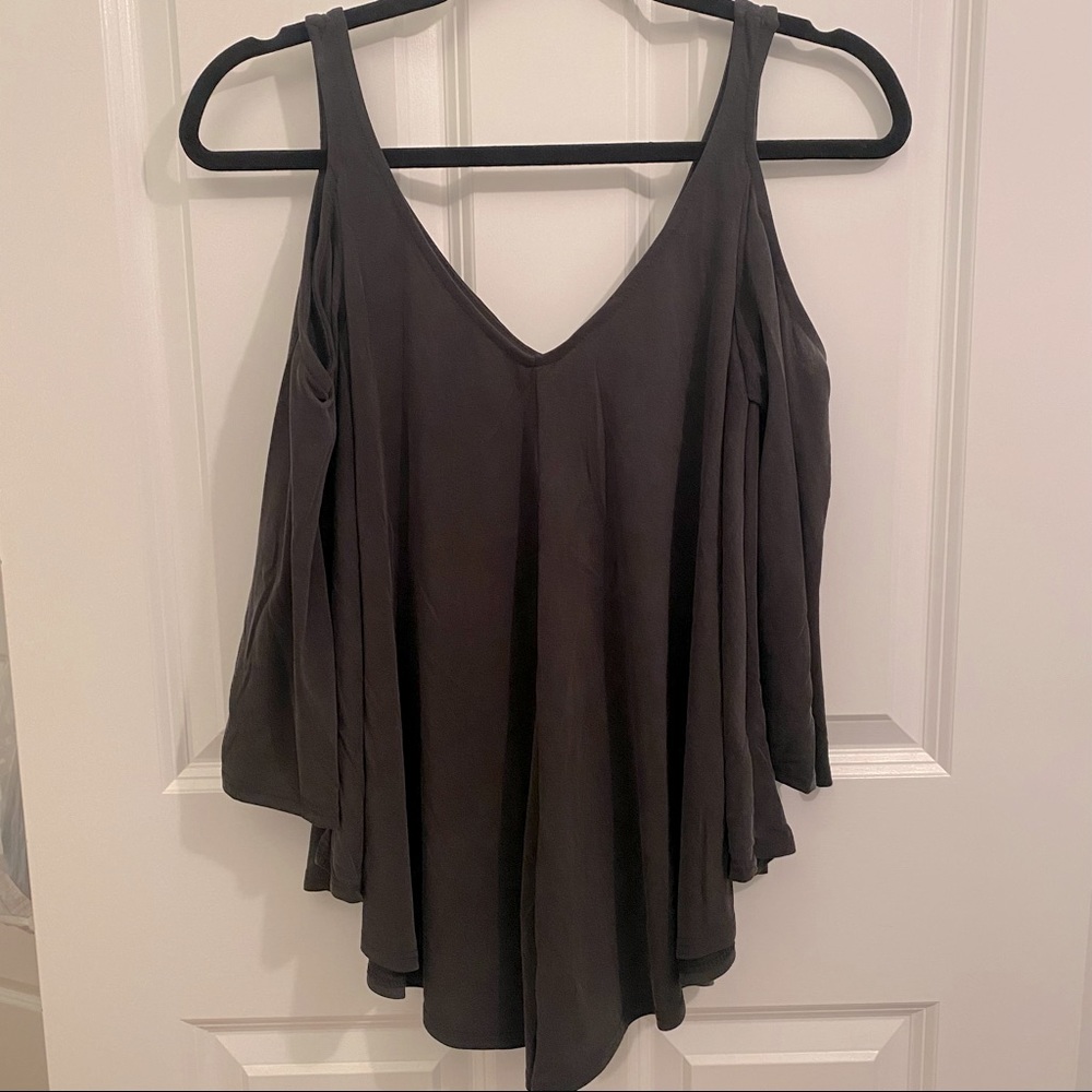 Cold shoulder blouse